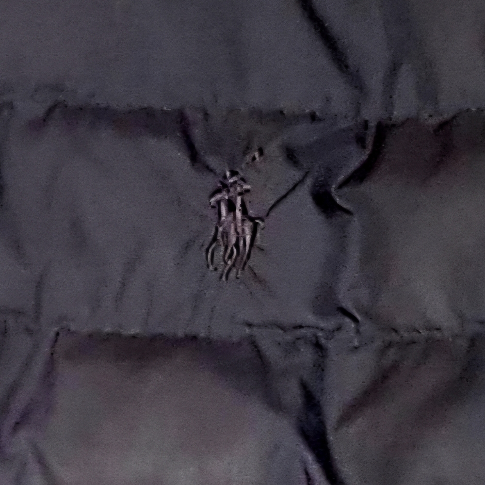 Polo Ralph Lauren Black Lightwight Packable Puffer Jacket Gold-tone Zipper L - Picture 12 of 16